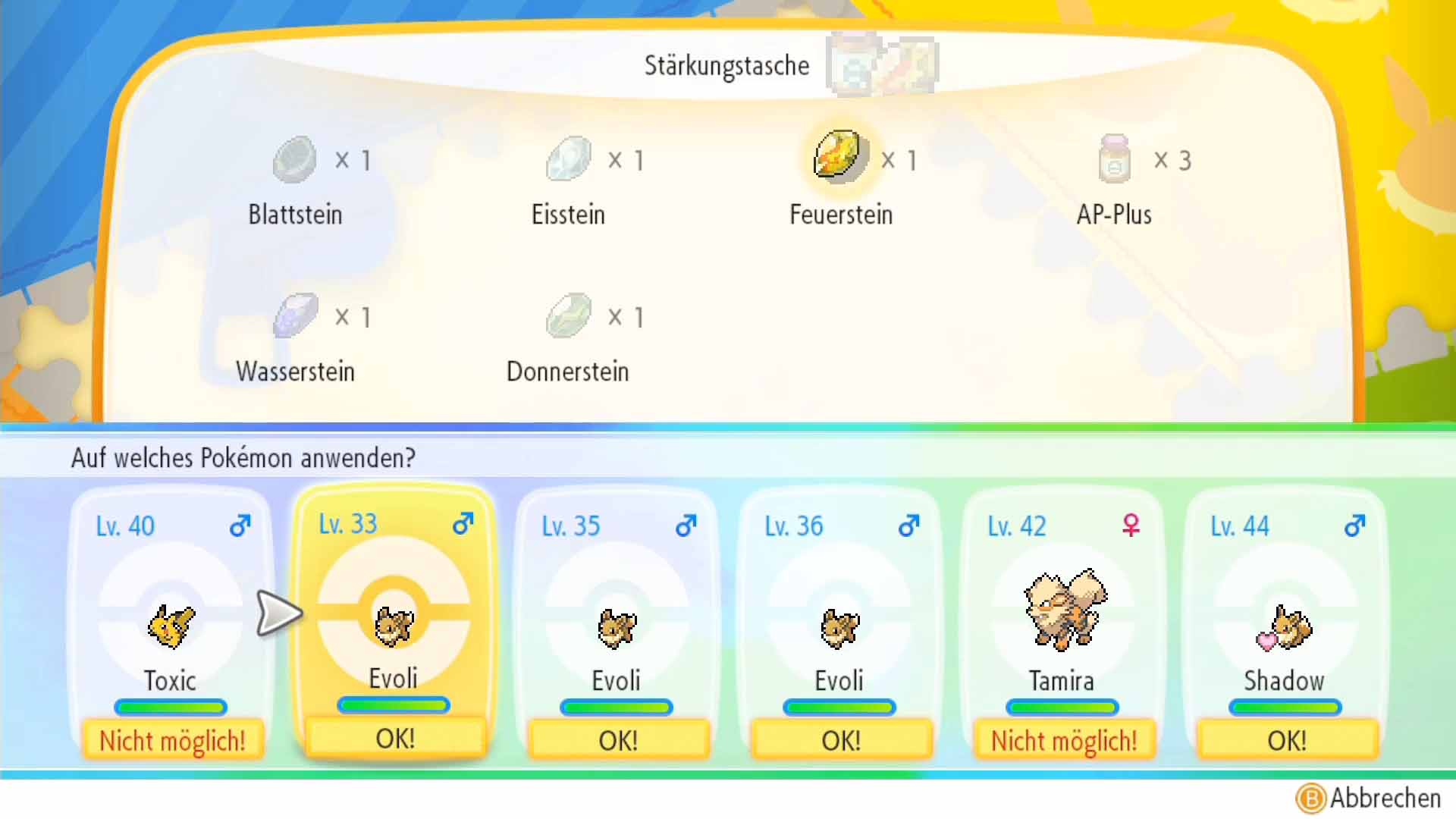 Pokemon Go Evoli Entwicklungen Alle Namen und Tricks Eurogamer.de